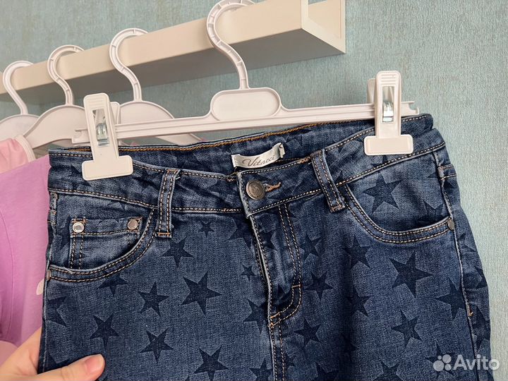 Пакетом одежда на девочку, рост 152