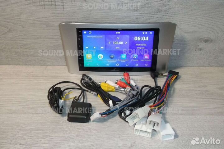 Магнитола Toyota Avensis Android GPS WiFi