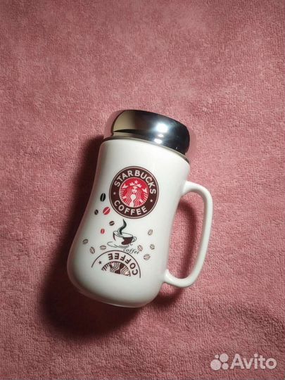 Новая кружка с крышкой