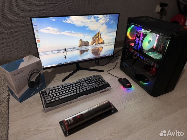 Игровой пк intel 14 ядер/SSDm2/RTX3070+монитор