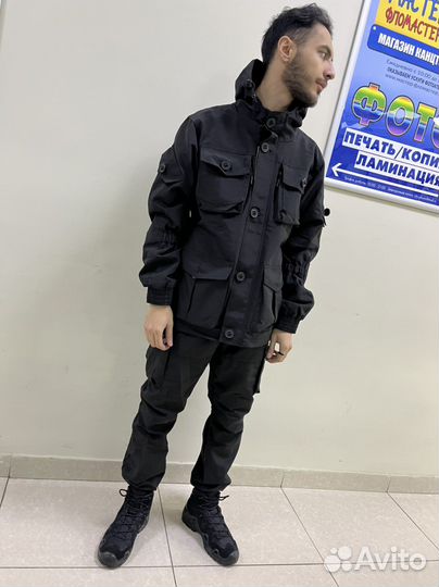 Костюм демисезонный тактический Горка-8. Черный