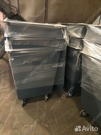 Контейнер для отходов с крышкой 0,75 м3 Арт 2784