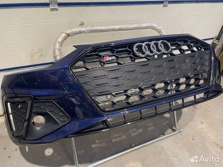 Бампер передний Audi A4 S4 b9 рестайлинг