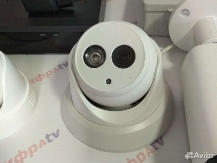 Видеонаблюдение 21 камера IP с микрофоном