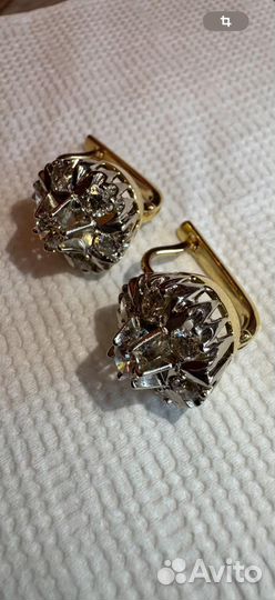 Золотые,номерные малинки с бриллиантами-750