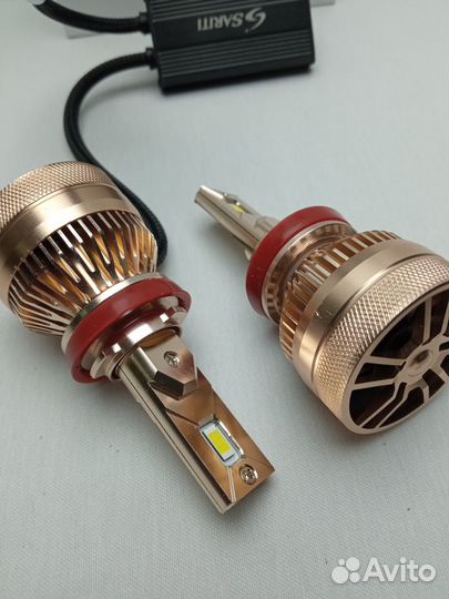 Светодиодные лампы в фары Сарити T3 H11