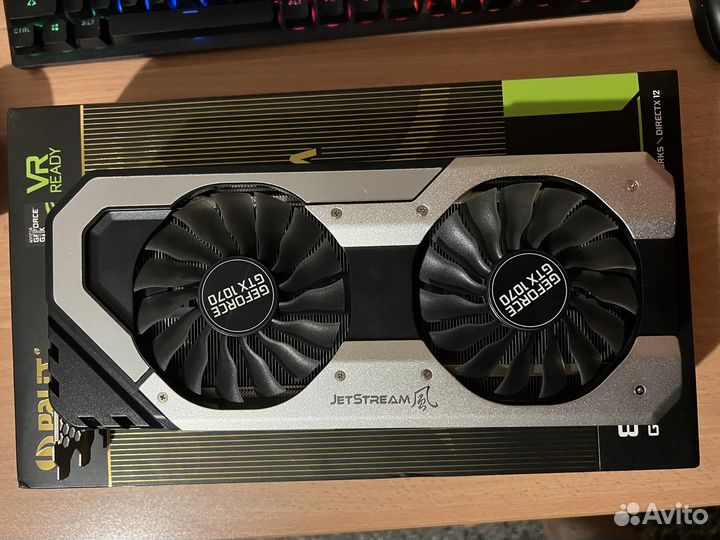 Видеокарта GTX 1070 Super 8G