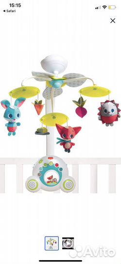 Мобиль Tiny Love Мобиль Бум-Бокс Солнечная полянка