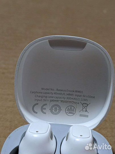 Беспроводные наушники baseus encok wm01