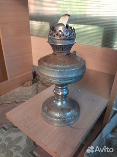 Настольная керосиновая лампа СССР