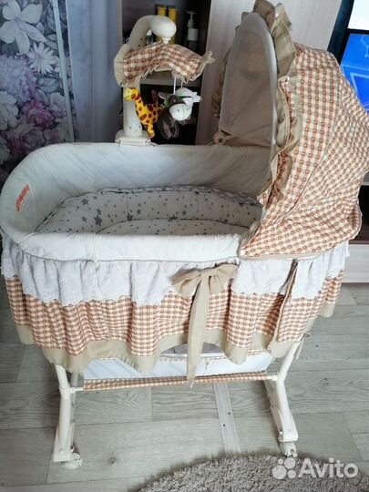 Коляска люлька для новорожденных бу