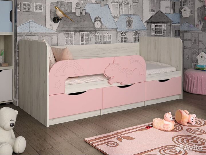 Детская кровать с Бортиком