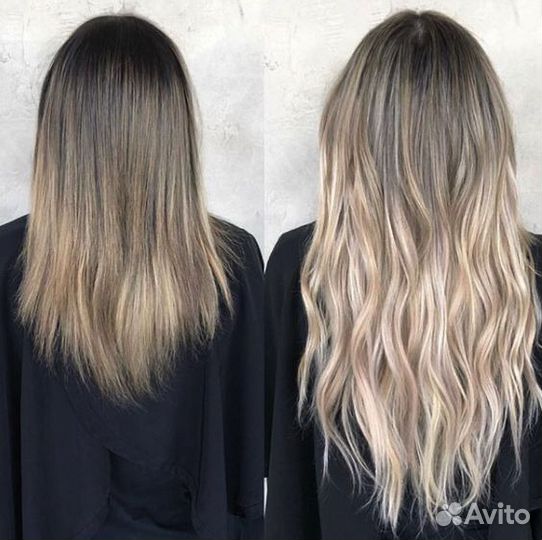 Наращивание волос на микрокапсулы