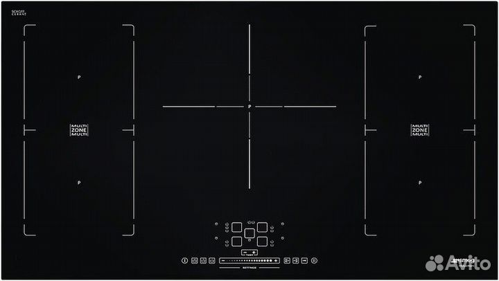 Индукционная варочная панель Smeg SIM592D Новая