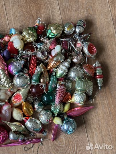 Елочные игрушки СССР, 115+ штук