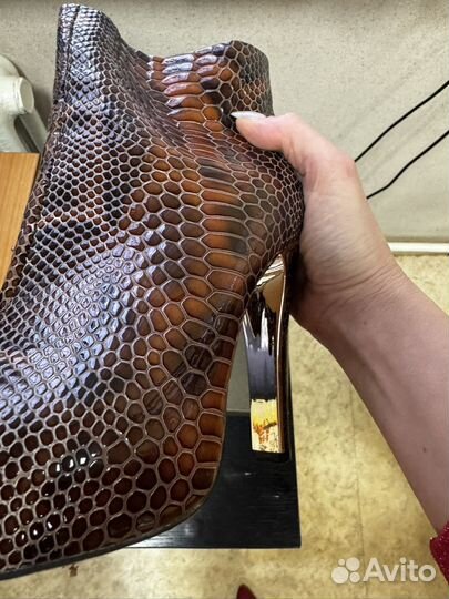 Ботильоны женские натуральная кожа 39