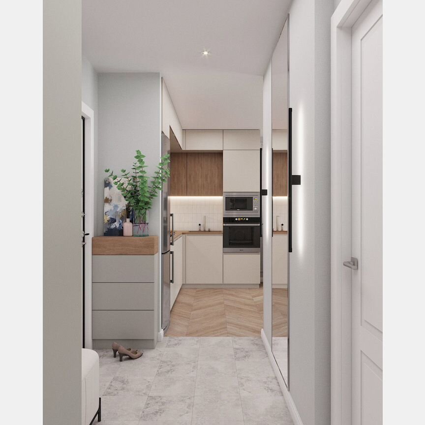 1-к. апартаменты, 41,9 м², 5/25 эт.