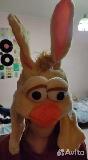 Маска карнавальная зайца