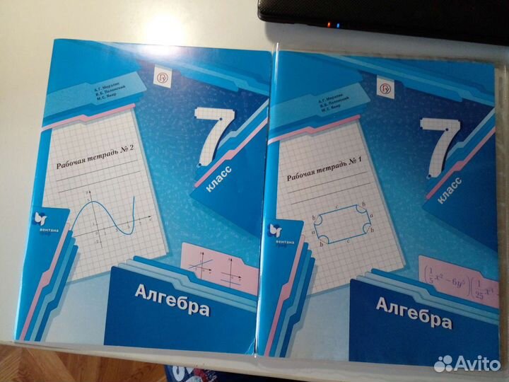 Рабочая тетрадь по алгебре 7 класс часть 1+2
