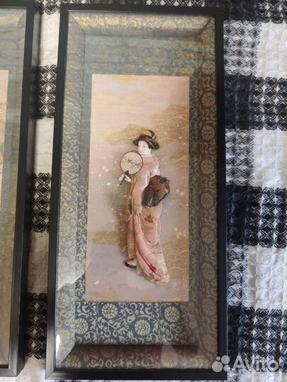 Объёмная картина / Панно гейша