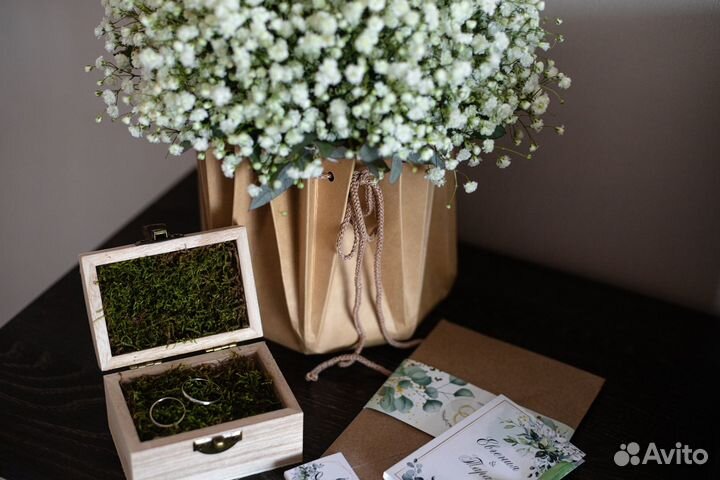 Набор свадебный: бокаллы, свадебные быки, очаг