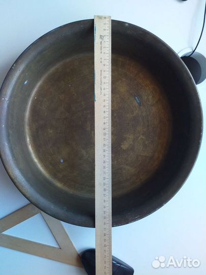 Латунный таз