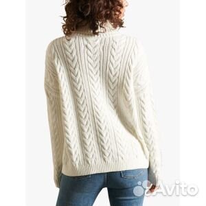 Вязаный джемпер с воротником-стойкой Superdry с за