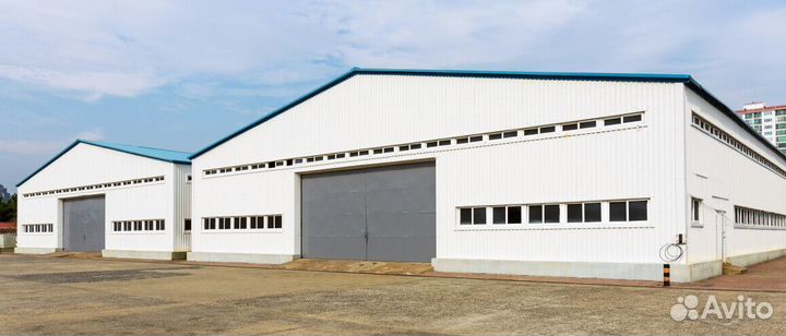 Ангары из проф листа