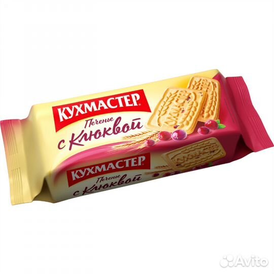 Опт - Сахарное печенье с Клюквой 170г