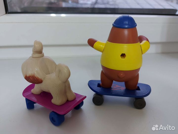 Гриз на скейтборде и дейзи игрушки из макдональдс