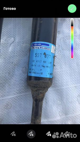 Стойка передняя на volkswagen passat