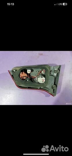 Задние фары на kia rio 3