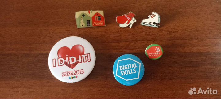 Значки, колокольчики