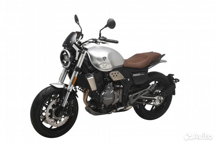 Дорожный мотоцикл Cyclone RE401 silver новый