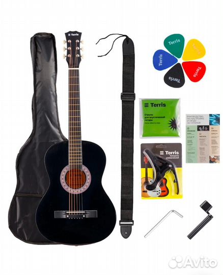 Гитара акустическая с набором