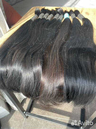 Волосы натуральные срез