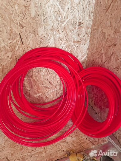 Куски труба топлого пола