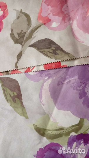 Большие диванные подушки. Ткань