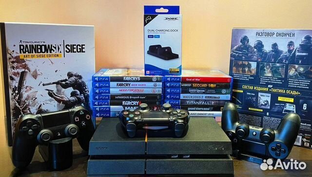 Sony PS4 (Полный комплект) +750 игр