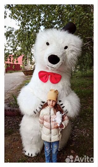 Белый Мишка И Чебурашка