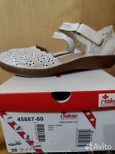 Туфли женские 38 размер натуральная кожа rieker