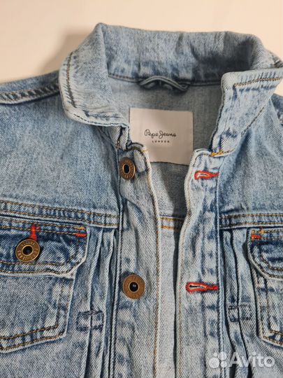 Джинсовая куртка pepe jeans размер 128
