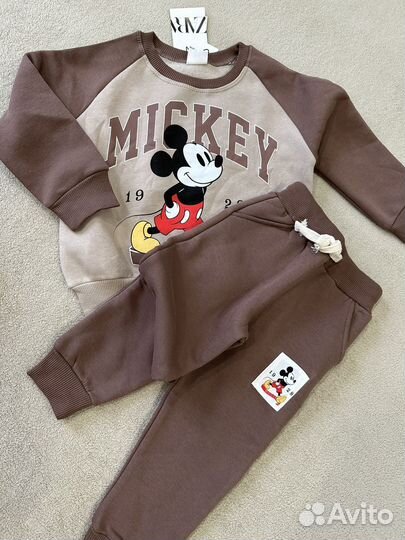 Костюм флисовый детский zara 92-116 новый