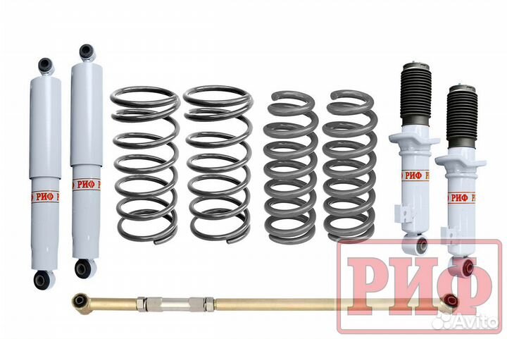 Лифт-комп риф газ Mits Pajero Sport III 2015+ 50мм