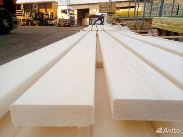 Полок осина сорт В 25*85 1,0м