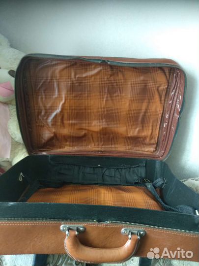 Кожаный чемодан СССР