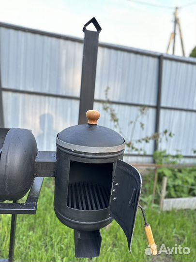 Мангал коптильня смокер