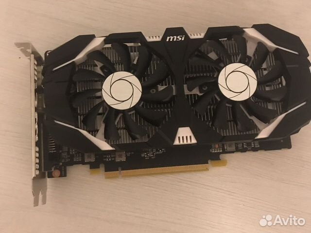 Видеокарта gtx 1050 ti 4gb msi
