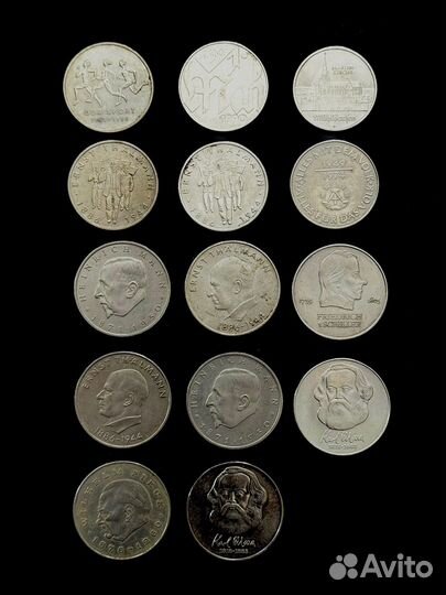 Монеты Германия - ГДР марки коллекция