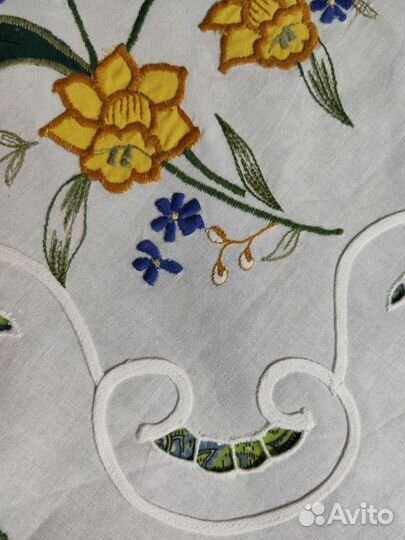 Скатерть винтажная хлопок